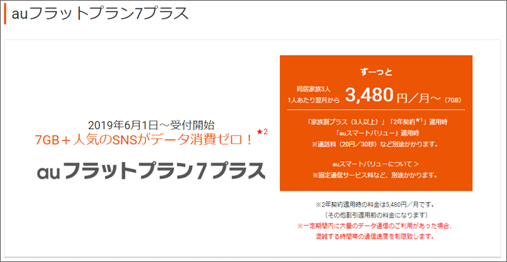 Auフラットプラン7プラス 徹底解説 料金や特徴 メリットは スマホの先生