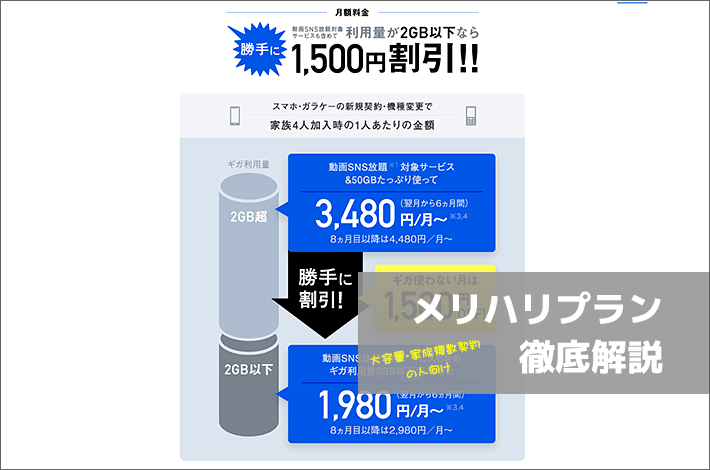 メリハリプラン徹底解説