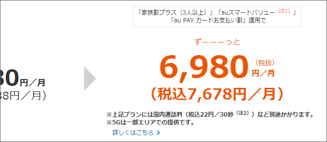 税込7,678円/月