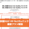 使い放題MAX 4G Netflixパック（P）徹底プラン解説