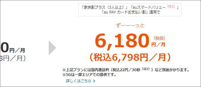 税込6,798円/月