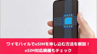 ワイモバイルでeSIMを申し込む方法を解説！eSIM対応機種もチェック