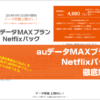 auデータMAXプランNetflixパック徹底解説