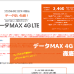 データMAX 4G LTE徹底解説